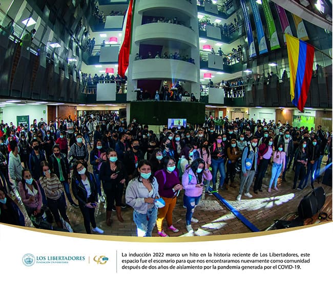 Inducción 2022, el evento que reunió a estudiantes nuevos y antiguos después de dos años de aislamiento por la pandemia generada por el COVID-19. 