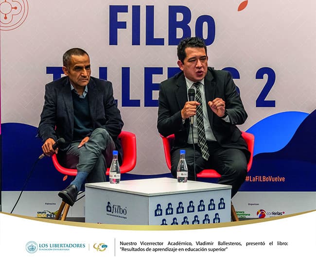 Nuestro Vicerrector Académico, Vladimir Ballesteros, presentó el libro: Resultados de aprendizaje en educación superior