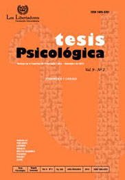 Portada Revista Tesis Psicológica edición 10