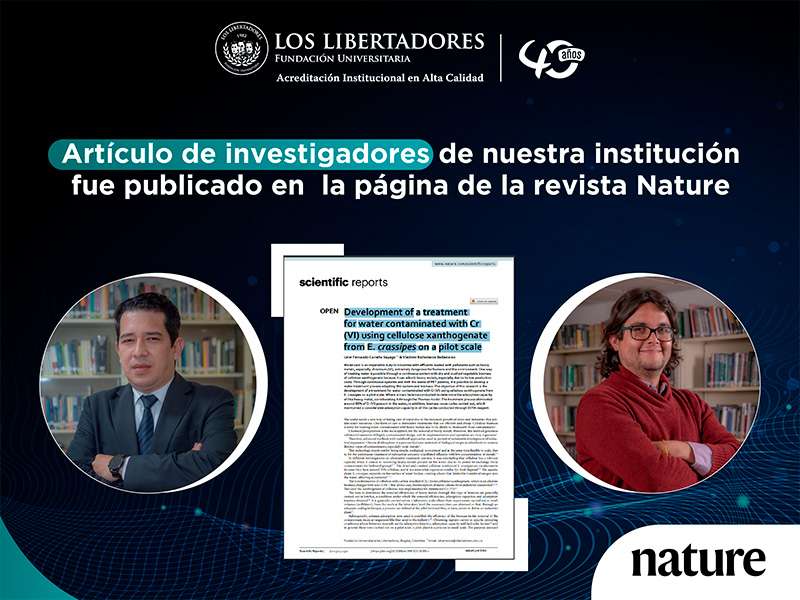 Artículo de Los Libertadores es publicado en la Revista Nature