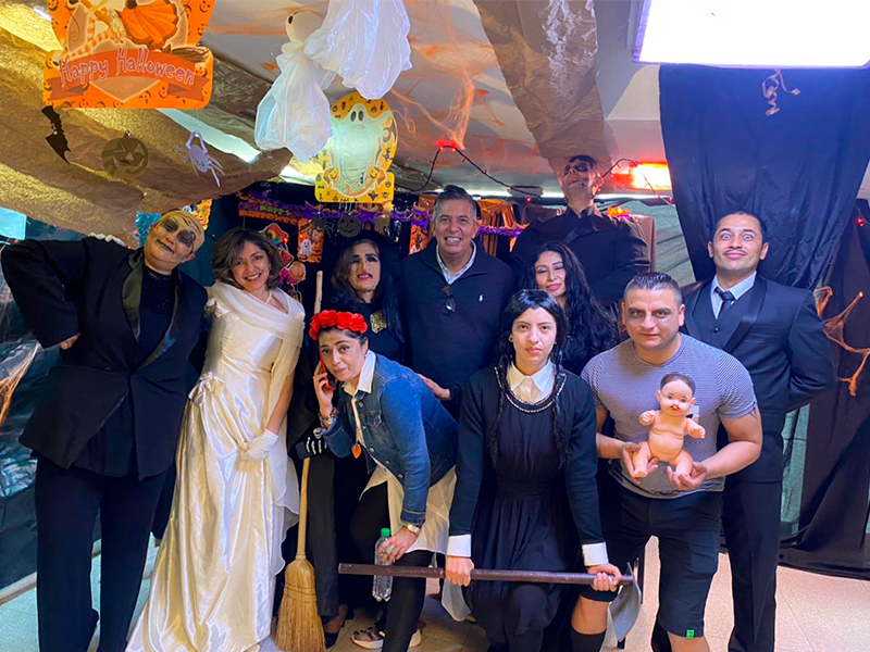 Bienestar Universitario en el Concurso de Decoración Halloween 2022