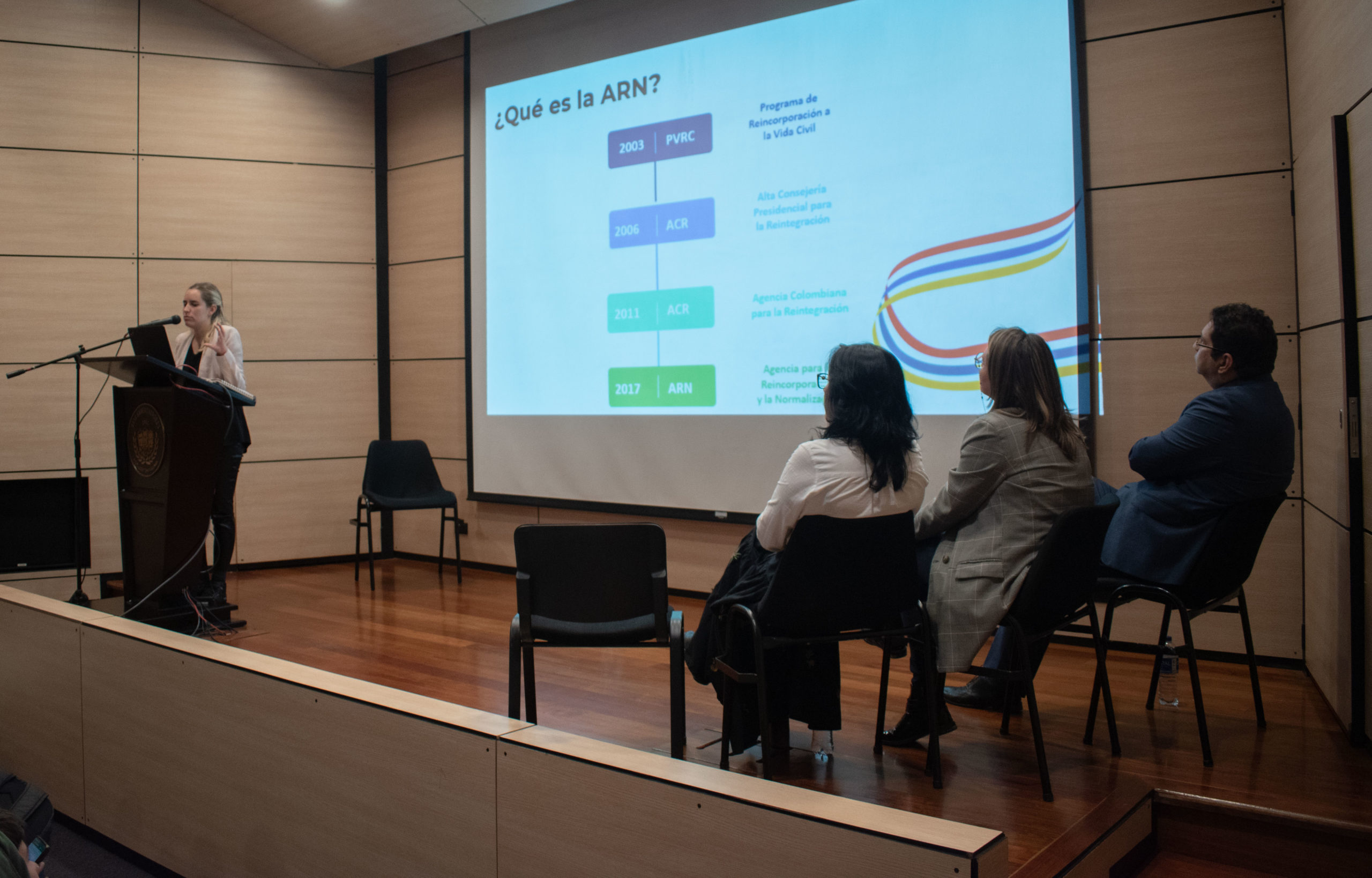 Desarrollo del Panel Construcción de Paz, reintegración a la vida productiva