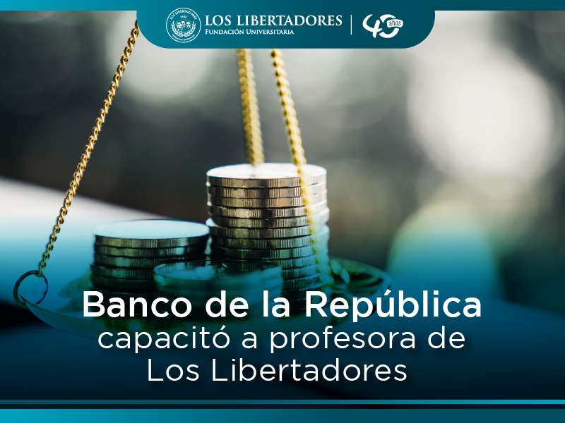Banco de la República capacita a una profe de Los Libertadores