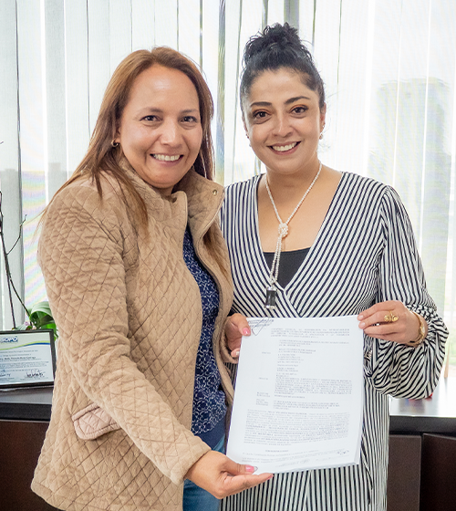 La secretaria de CTeI de la Gobernación de Cundinamar la rectora de Los Libertador