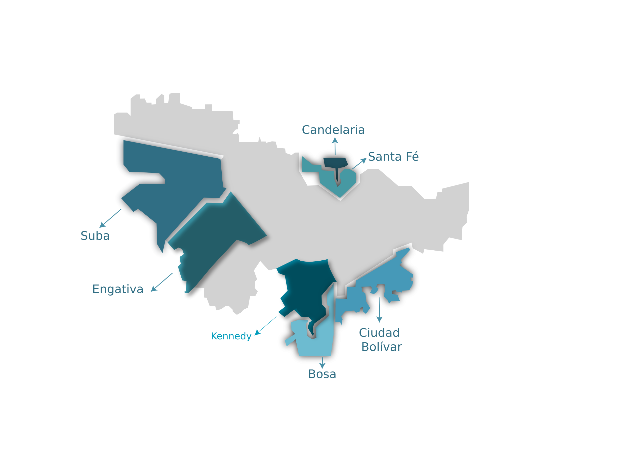 Mapa Localidades Bogotá