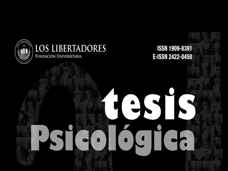 Revista Tesis psicología