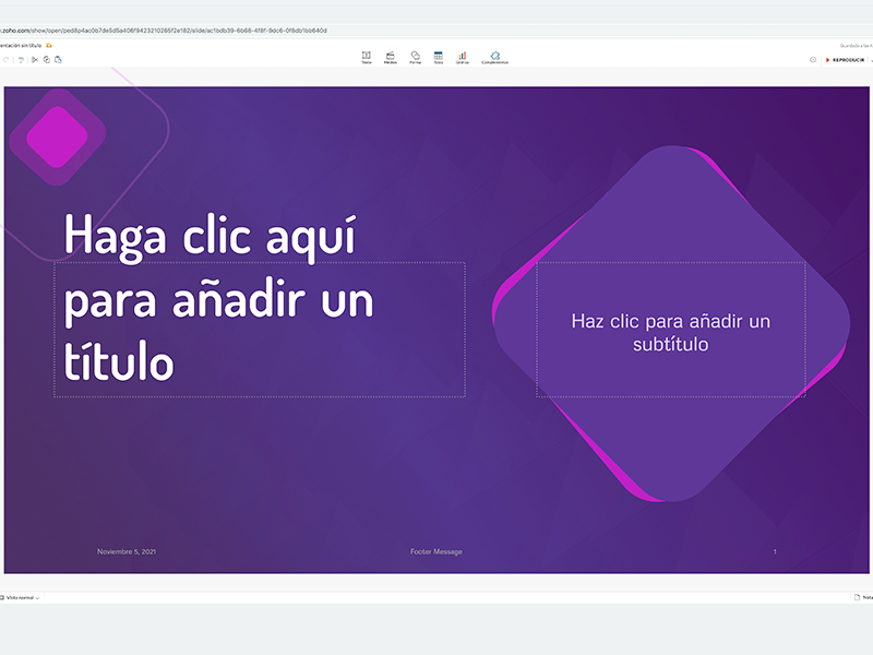  Zohoshow, versatilidad en un click - Herramientas para crear presentaciones