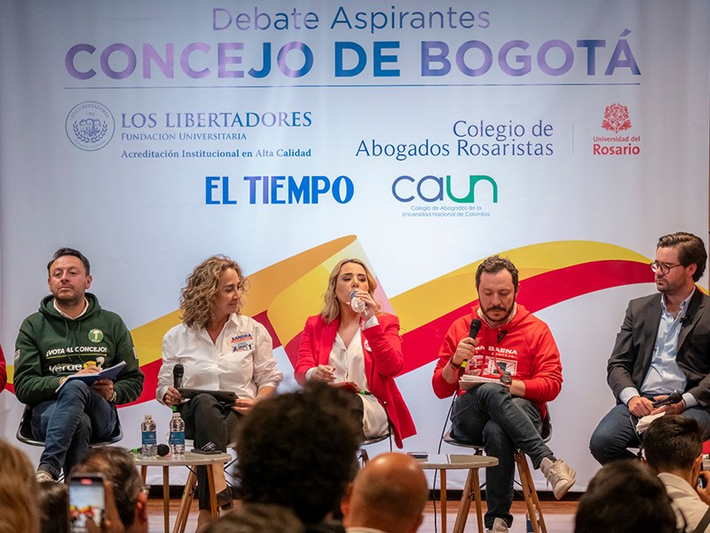 foto debate concejo de Bogotá